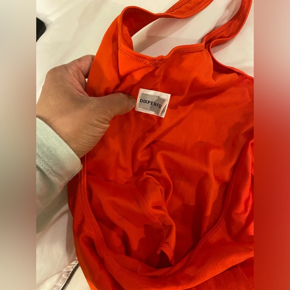 DixPerfect Red Metallic One Piece Size L - Picture 5 of 5